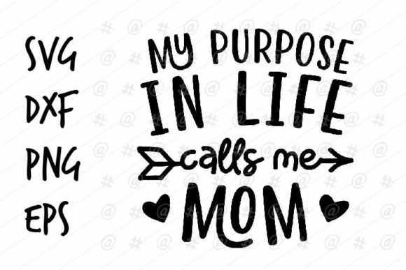 Calls Me Mom SVG for Crafts and Graphics