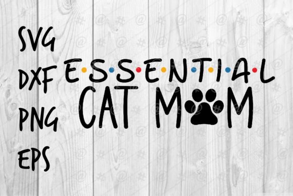 Essential Cat Mom SVG for Crafts and Graphics