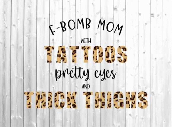 F Bomb Mom Svg - A Graphic Design Asset for Crafts