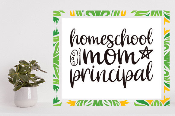 Homeschool Mom Svg Design for Crafts and Graphics