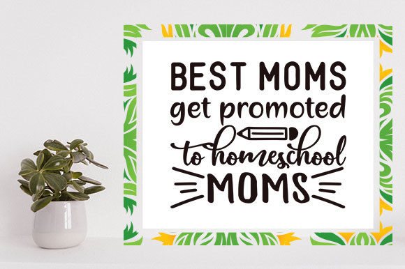 Homeschool Mom Svg Design for Crafts and Graphics