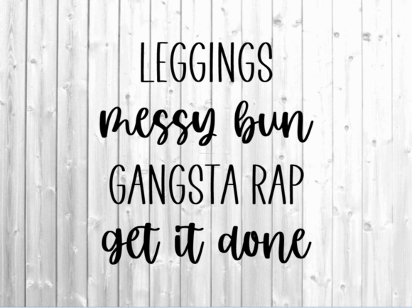 Leggings Messy Bun Svg - Mom Svg for Crafts and Graphics