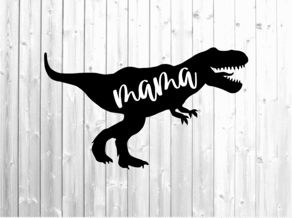 Mama Saurus Svg – Dinosaur Svg for Crafts and Graphics